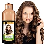 HERBBY Gray Hair Coverage Shampoo & Conditioner - Color Transform with 9 Herbal Extracts, Long-Lasting (6-8 Weeks), Shiny, Even Coloring, Instant Hair Dye, 500 ml (CHESTNUT BROWN)