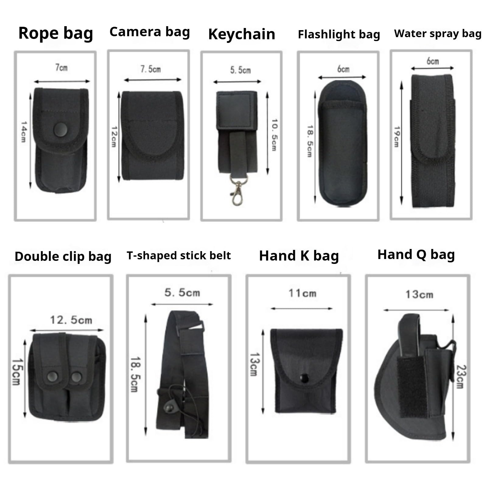 Cintura Poliziotta, Cinturone Tattico Militare, 10 in 1 Cintura Tattica Multifunzionale Marsupio per Esterni, Cintura Tattica Regolabile e Rimovibile, Accessori Cinturone Polizia