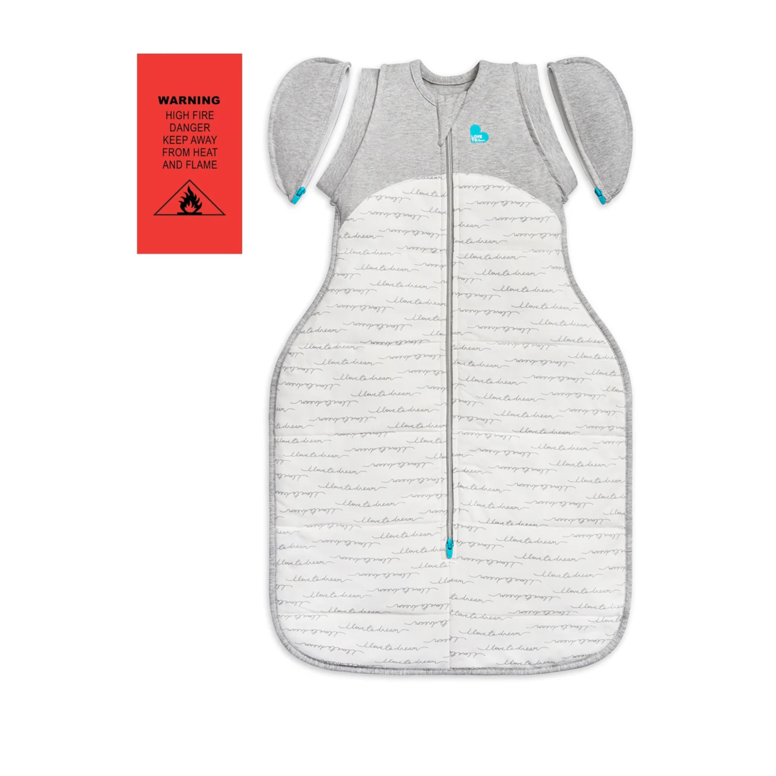 Love To Dream Bolsa de transición Swaddle Up Original Talla XL (11-14 kg), edredón Integrado para temperaturas frías (16-20 °C), alas patentadas con Cremallera, delicadas