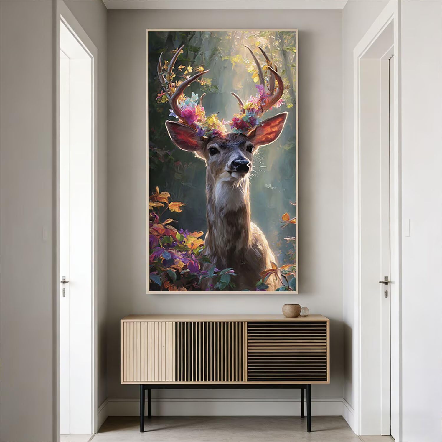 Malowanie według numerów dla dorosłych, duży rozmiar DIY płótno akrylowe zestawy malarskie 80 x 160 cm z pędzlami i pigmentami, kreatywna dekoracja ścienna dla dorosłych, dla początkujących, dzieci