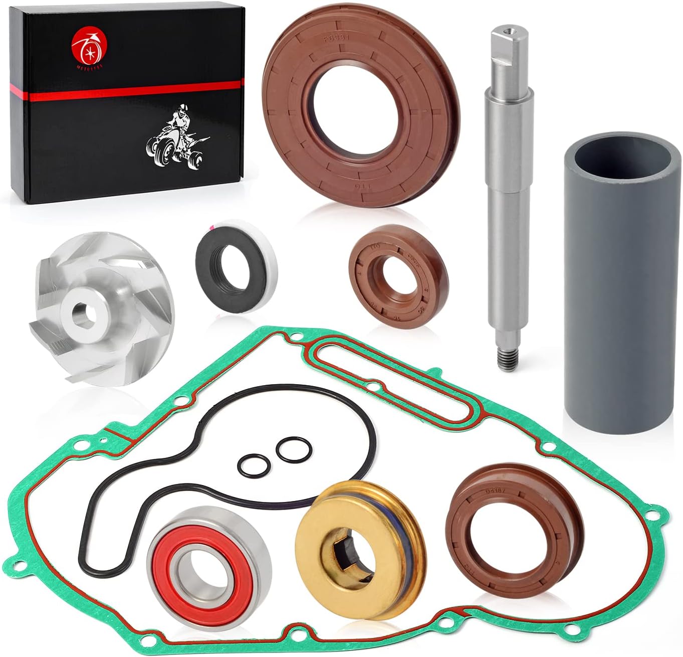 Water Pump Seal Rebuild Kit Impeller + Driver + Shaft + Oil