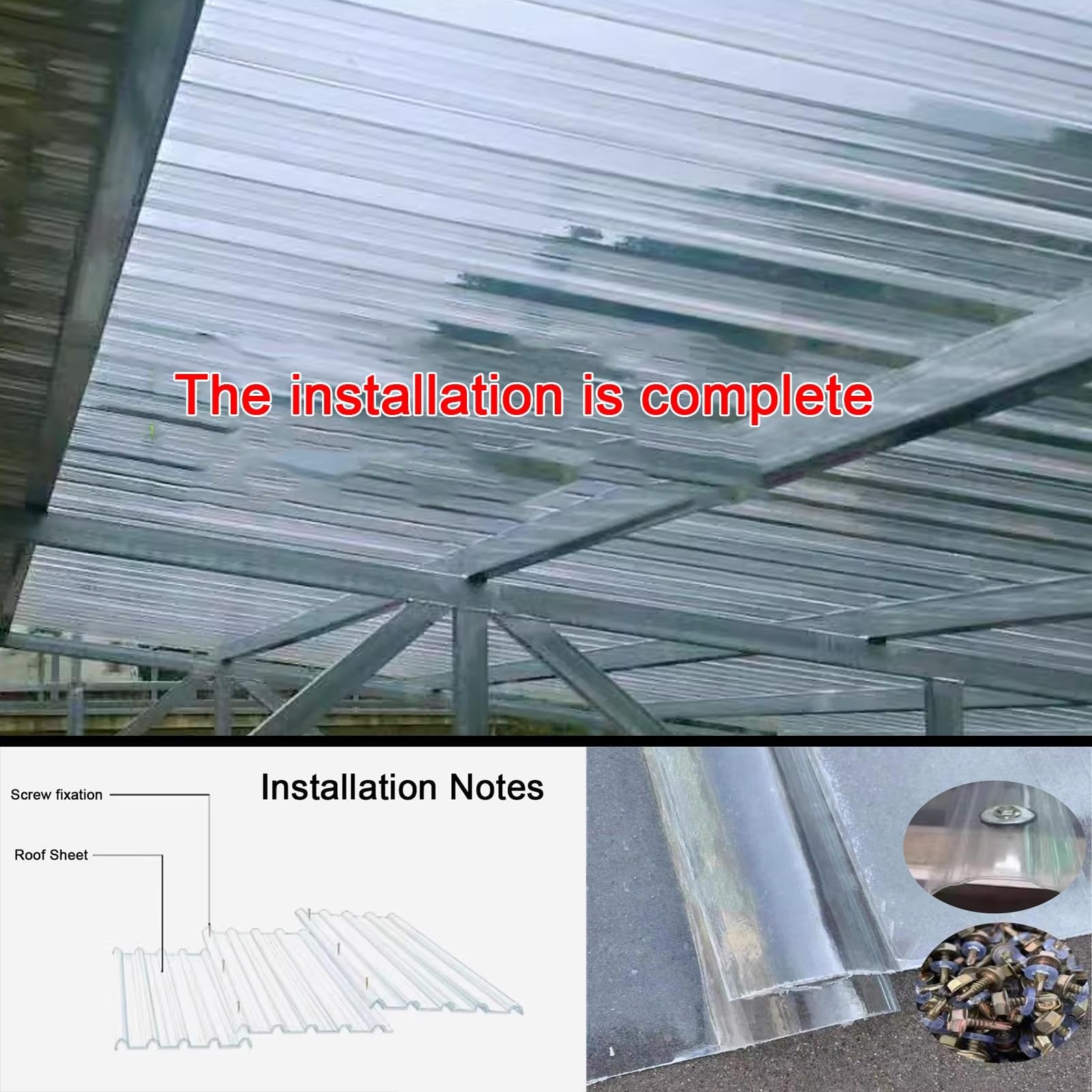 Paneles for Tejado de Alta Resistencia,Placa Ondulada Anti-UV,Chapas Perfiladas Techo Impermeable,Chapa Tejado o Pared FRP,Techo Cobertizo for Exteriores,1,2mm de grosor, 9/11/13/15 piezas(15 Pcs,0.9x