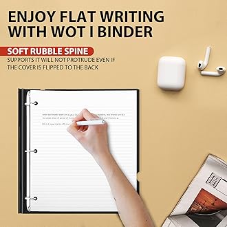 WOT I 4-Pack Telescoping 3 Ring Binder(0.75"), Expandable Flexible Binder - Patented Design for Easy Portability, Holds 160 Sheets, 4 Bright Colors, Perfect for School, Office&Home Organization