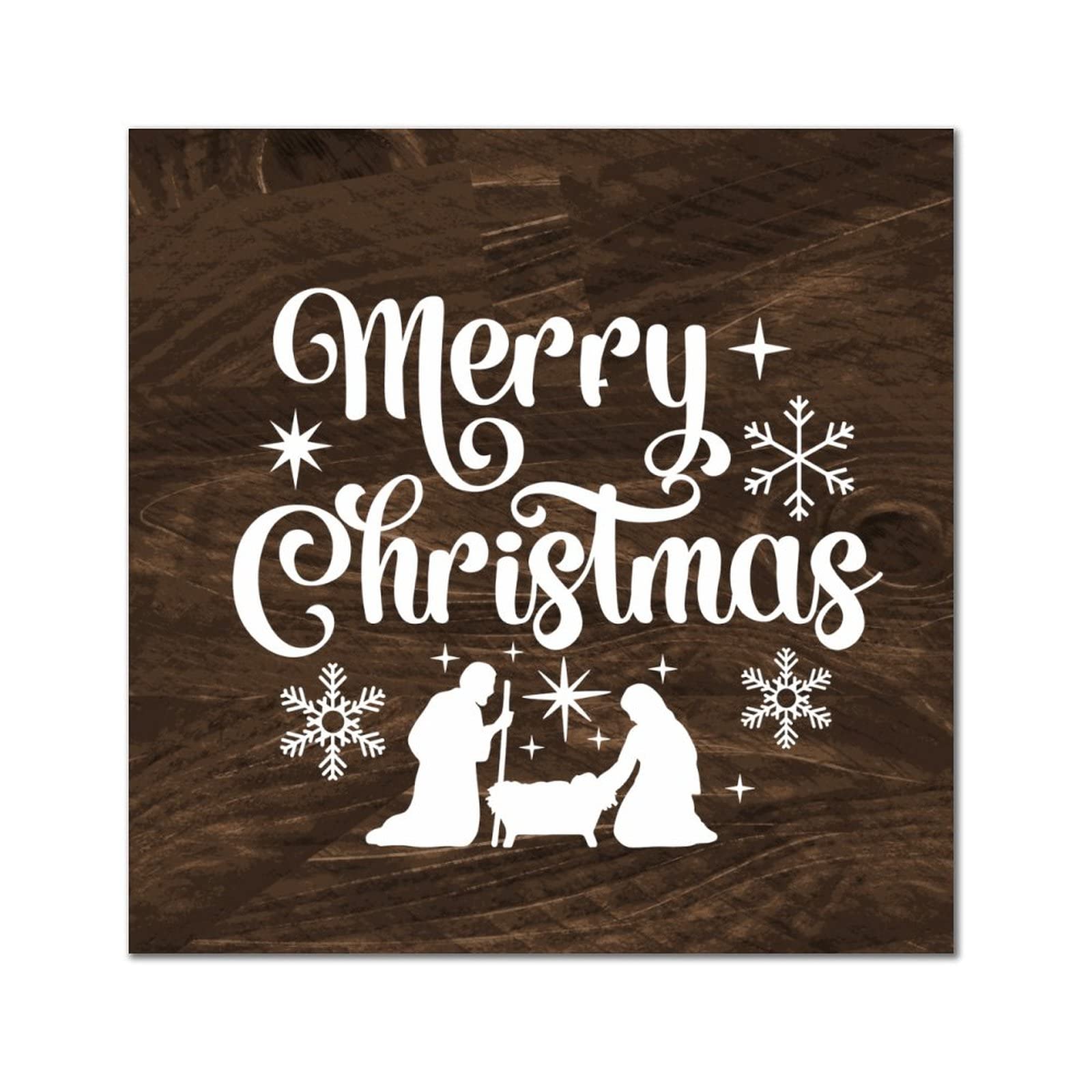 Panneau en bois Merry Christmas a suspendre deco de salon chambre 30cm