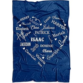 personalized kid blankets