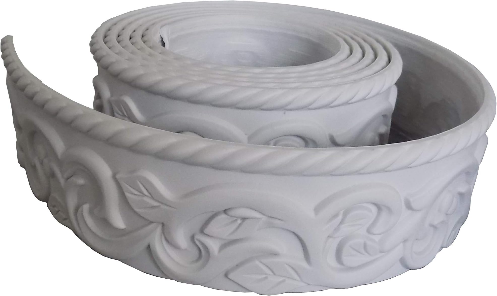 Ceiling Wall Molding Trim Flexible Crown Zhangbl Home Decorate 2.68"(6.8cm) W x 0.28"(0.7cm) x 115" L
