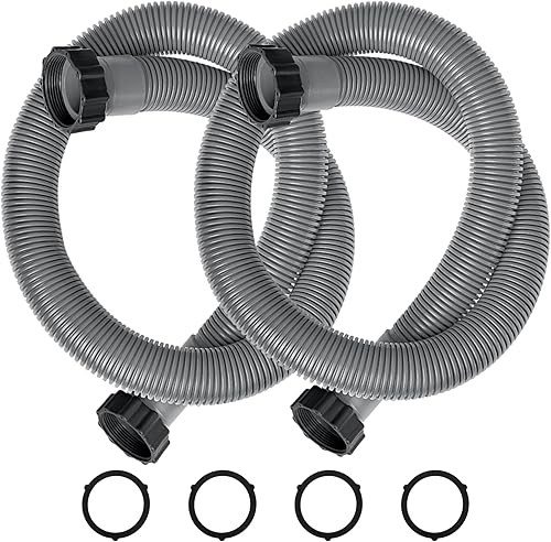 Mangueras de bomba de piscina 29060E de 1.5 pulgadas de diámetro para piscinas sobre el suelo, mangueras de piscina de 59 pulgadas de largo para