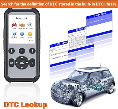 Autel MaxiLink ML629 Automotive OBD2 Scanner, 2026 Newer Model Upgraded of AL619, ML619, Car Code Reader Check Engine ABS SRS Transmission Diagnostic Scan Tool with Auto VIN, Ready Test, DTC Lookup