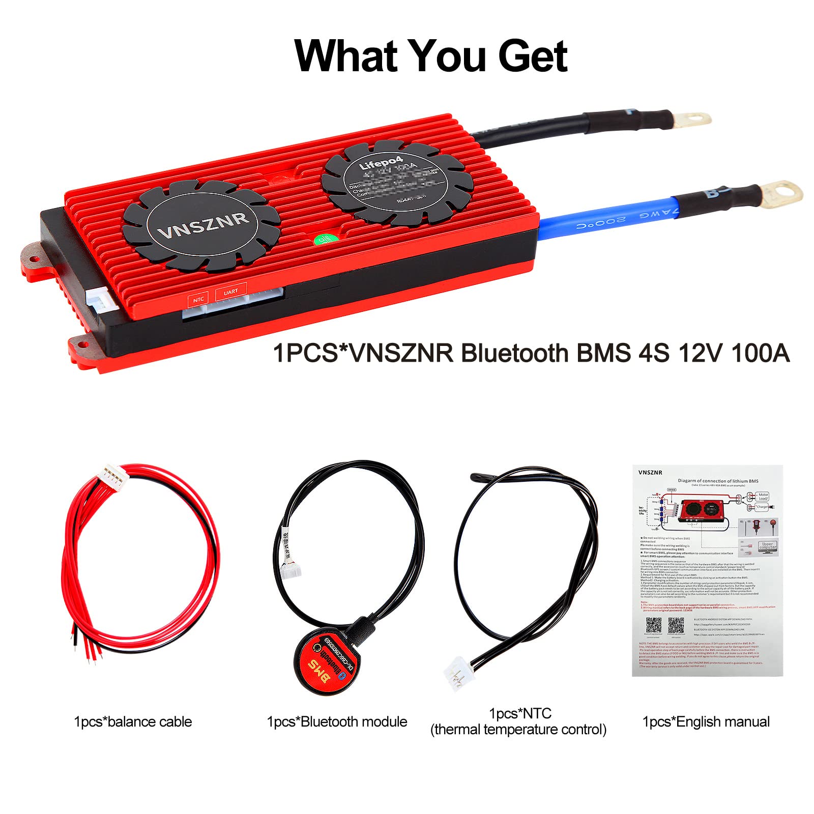 0812 12V 100Ah LiFePO4バッテリー スマートBMS キャンプ Amazon.co.jp: Bluetoothスマート LiFePO4 BMS 12V 4S 100Aリン