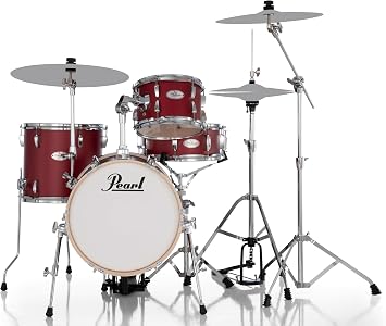 Pearl - Midtown Acoustic Drum 16" Matte Red with Hardware Pack HWP-50S