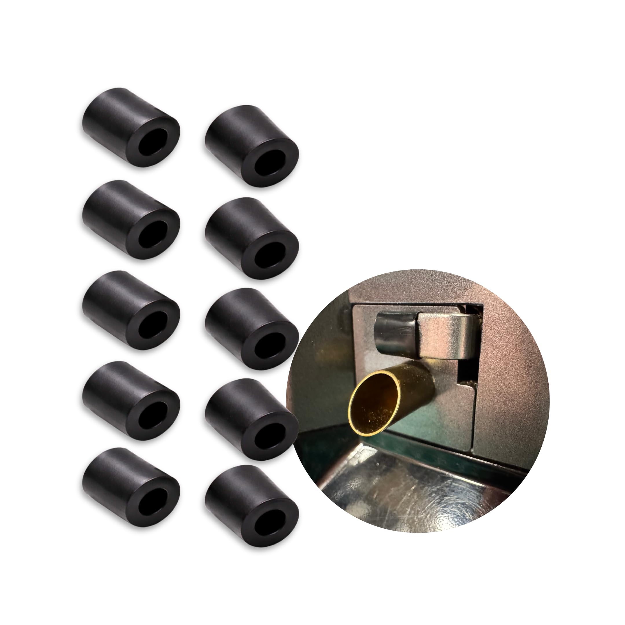 Manguera de silicona compatible con Powermatic 5 y 5 Plus – Juego de boquillas de silicona de repuesto para PM 5/5+ – Pieza de repuesto, juego de ahorro, manguera de silicona para Zorr PM (10 unidades