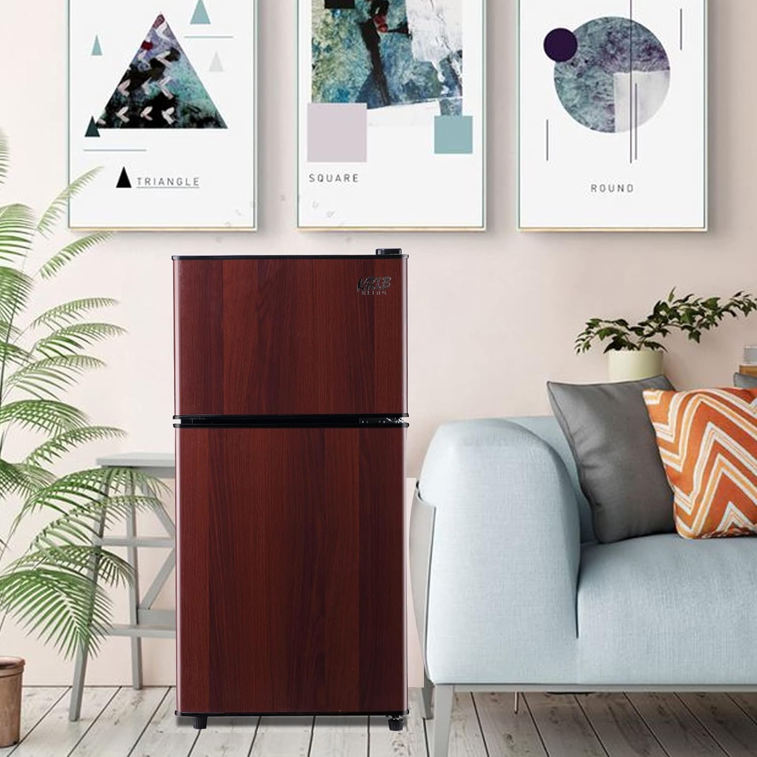 WZONICE98 Skincare Fridge 3.5 cu ft Compact Freezer