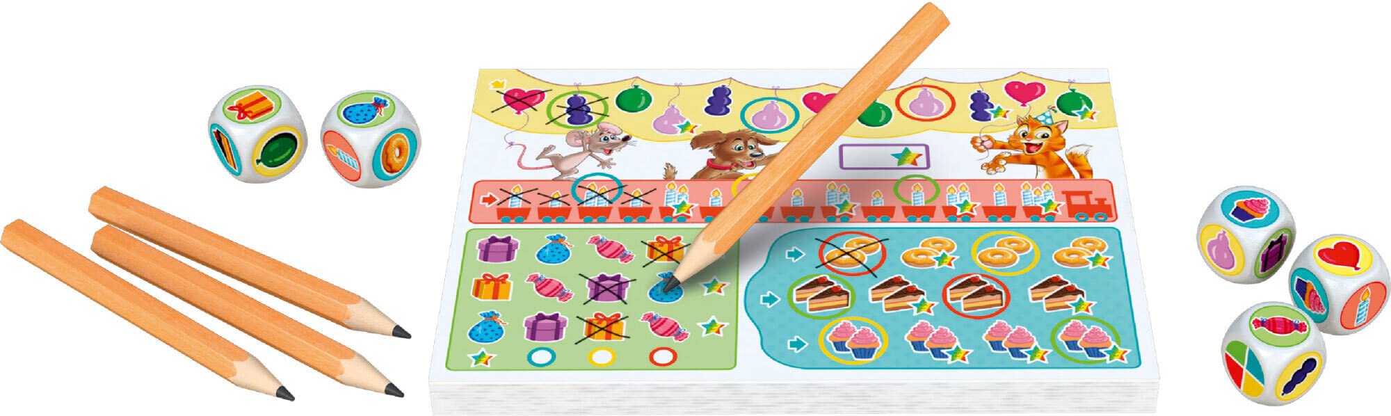 Schmidt Spiele 40625 Również już Clever, gra w kości dla dzieci