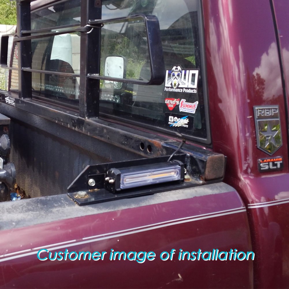 WOWTOU LED Blue Emergency Strobe Lights for Vehicles Volunteer