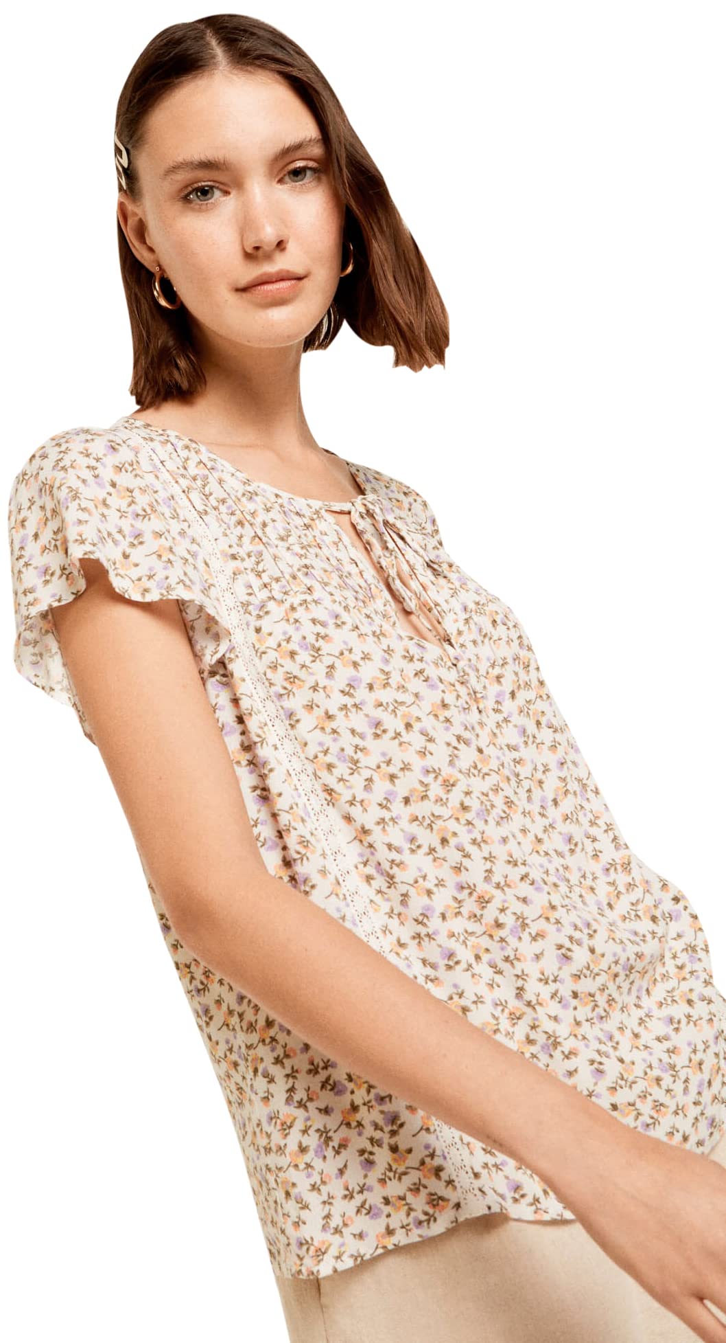 SpringfieldWomen's Printed Bambula Blouse Shirt