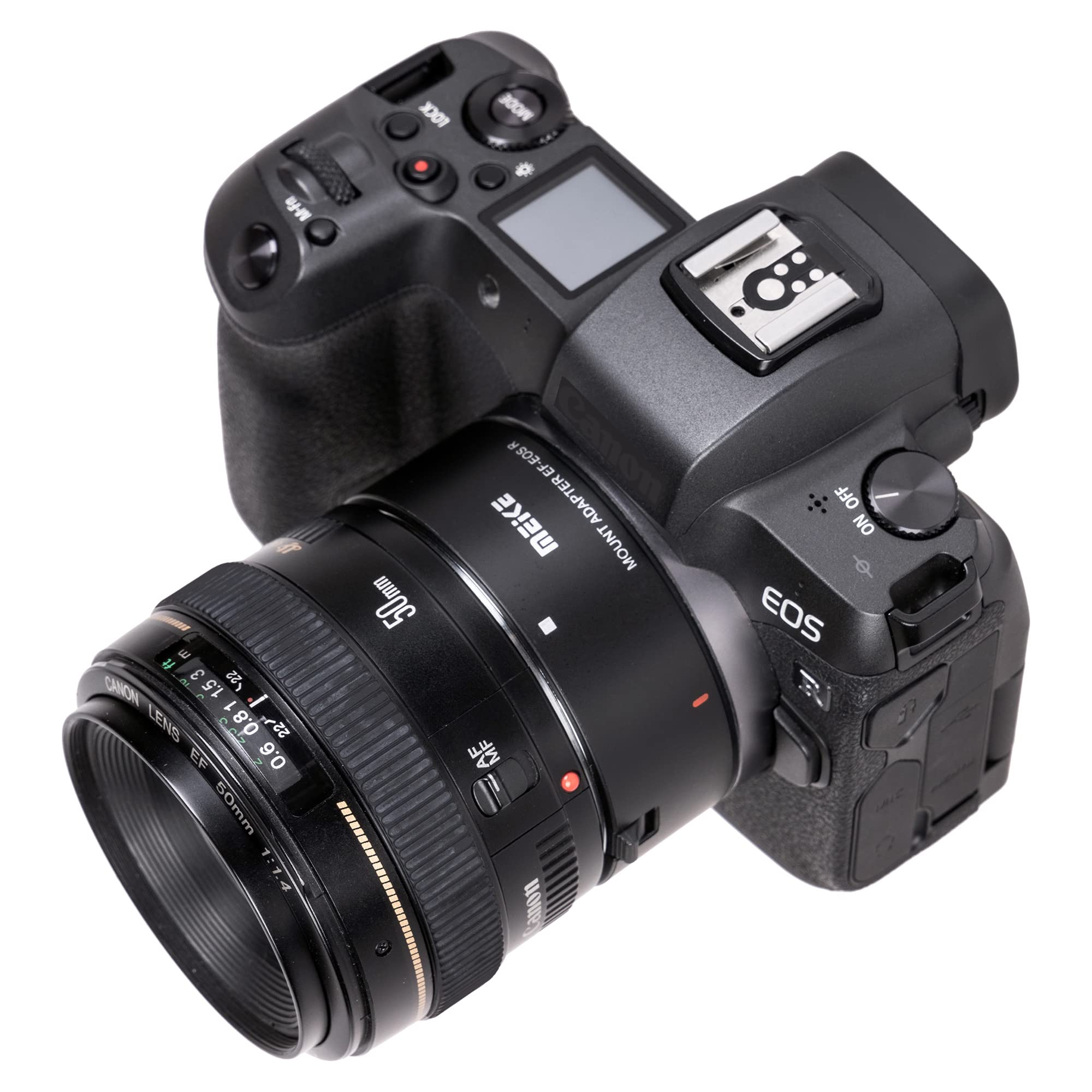 AF Autofokus Objektivadapter Kompatibel mit Canon EF/EF-S Objektive & EOS R Mount Systemkameras MK-EFTR-A