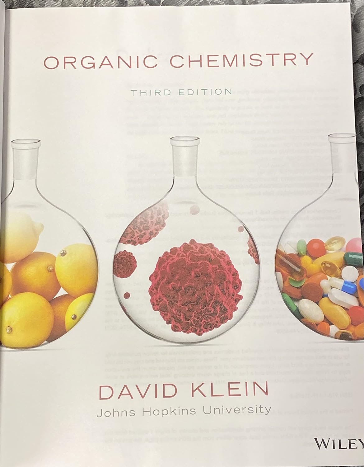 Organic Chemistry 3rd Edition by Klein Bound as a Hardcover