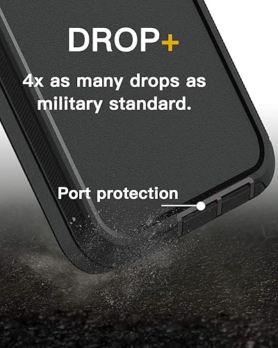 Miniatura 4 de AICase Funda para Galaxy A14 5G, resistente protección contra caídas, cuerpo completo, a prueba de golpes, a prueba de polvo, militar, resistente,