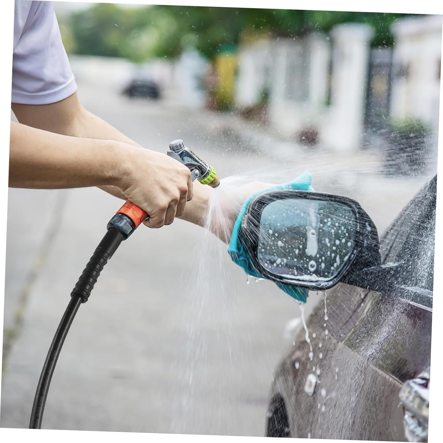 15m Pressure Washer Extension Hose Easy Install High Pressure Resistance