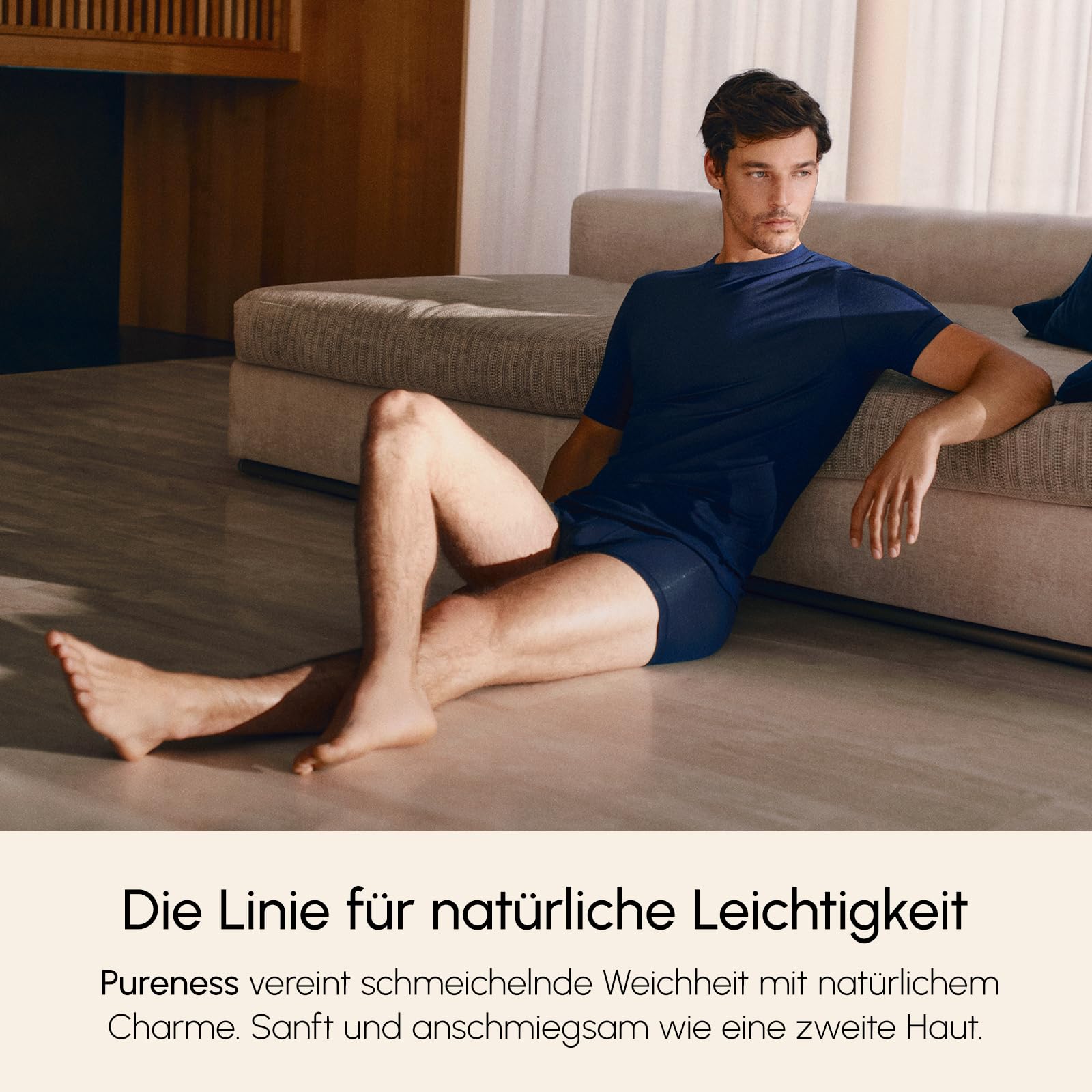 Zimmerli Boxer Pureness - Boxershorts Herren - aus Modal - Pflegeleicht & Edel - Schwarz, Grau, Weiß und Navy - für Pures Wohlgefühl - Qualität aus der Schweiz - Größe S-XXL