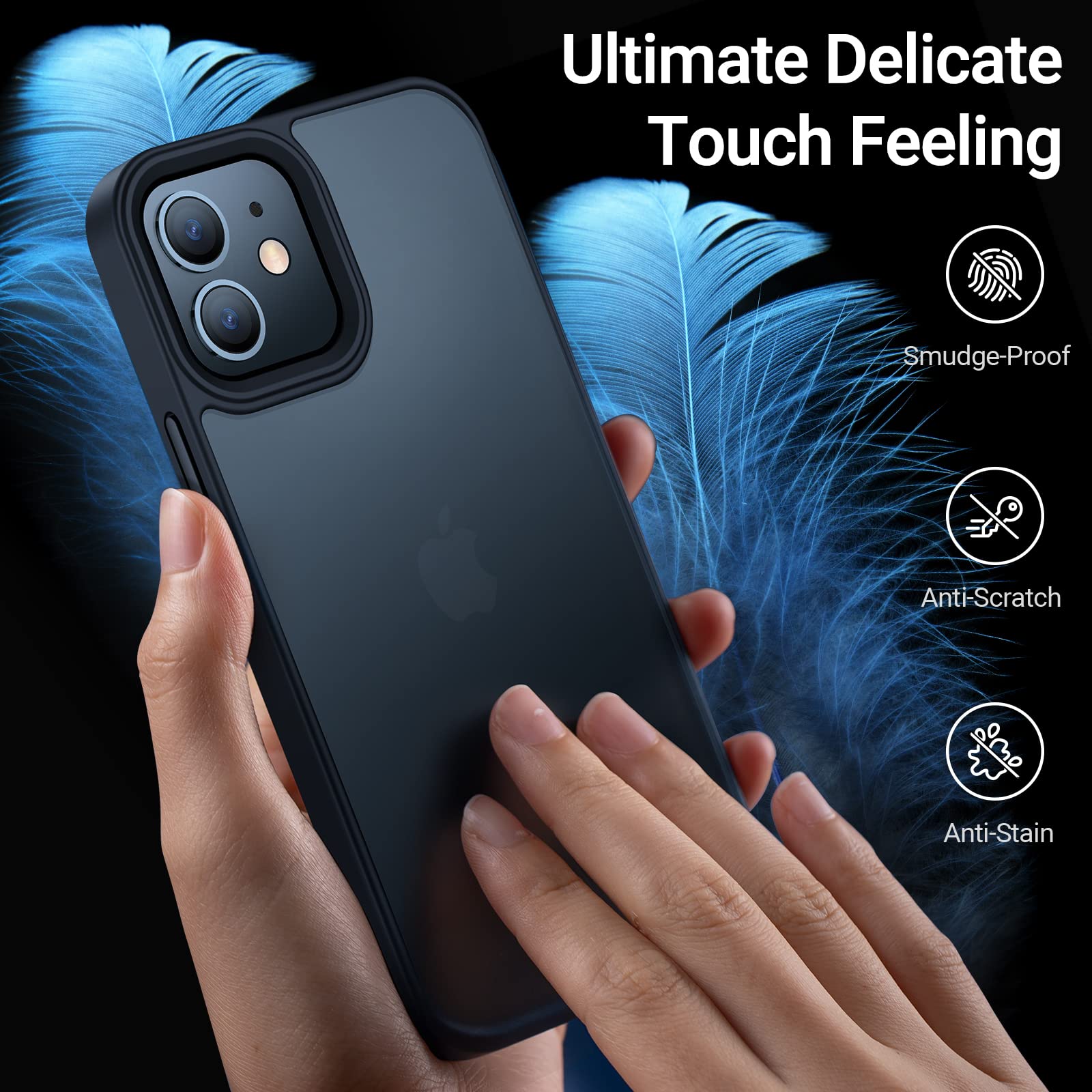 Amazon.com: TORRAS Shockproof for iPhone 12 Case/for iPhone 12 Pro