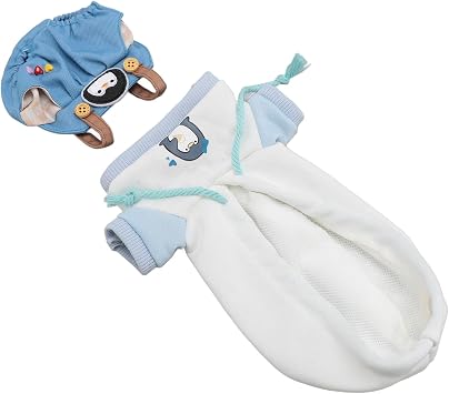 Plush Doll Hoodie Soft Fabric Role Play Cultivate Imagination 7.8 Inch Doll Clothes Set for Preschool Centers