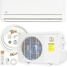 Albott Easy DIY Series 12,000 BTU 220V Mini Split AC & Heat Pump, 18 SEER2, Indoor Unit Pre-Wired & Vacuum-Free Outdoor Unit, WiFi-Enabled Inverter AC, Cooling & Heating for Home or Office