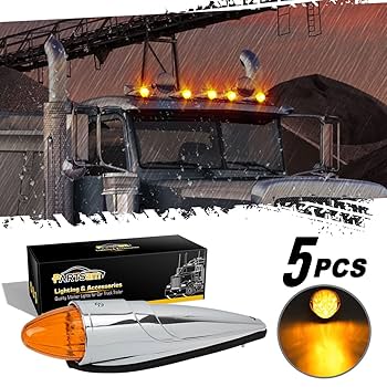 rima　0617 Amazon.com: Partsam Cab Light, 5Pc 17LED Dual Color Square