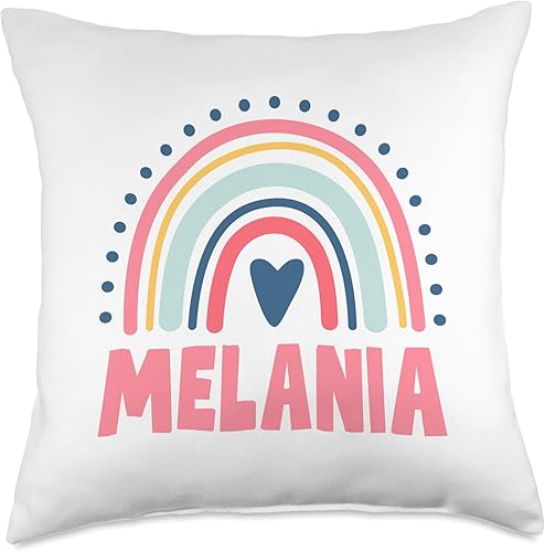 Miniatura 4 de Melania Name Custom Woman Myth Legend Pink Birthday Party Throw Pillow, 16x16, Multicolor
