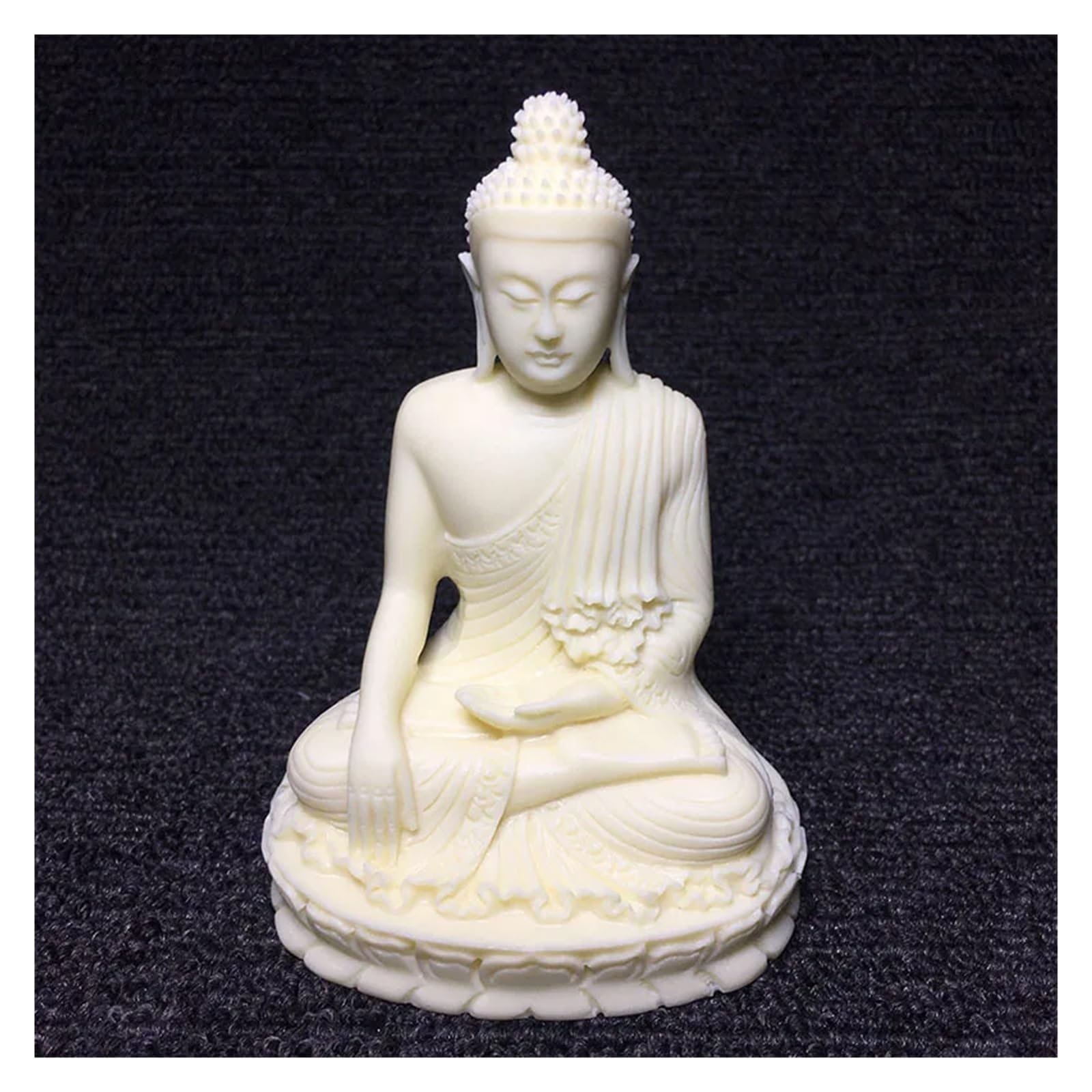 SAMCIOI Desktop Figurines Buddha Statue Resin Art Sculpture Home Living Room, Office Feng Shui Office Decorations
