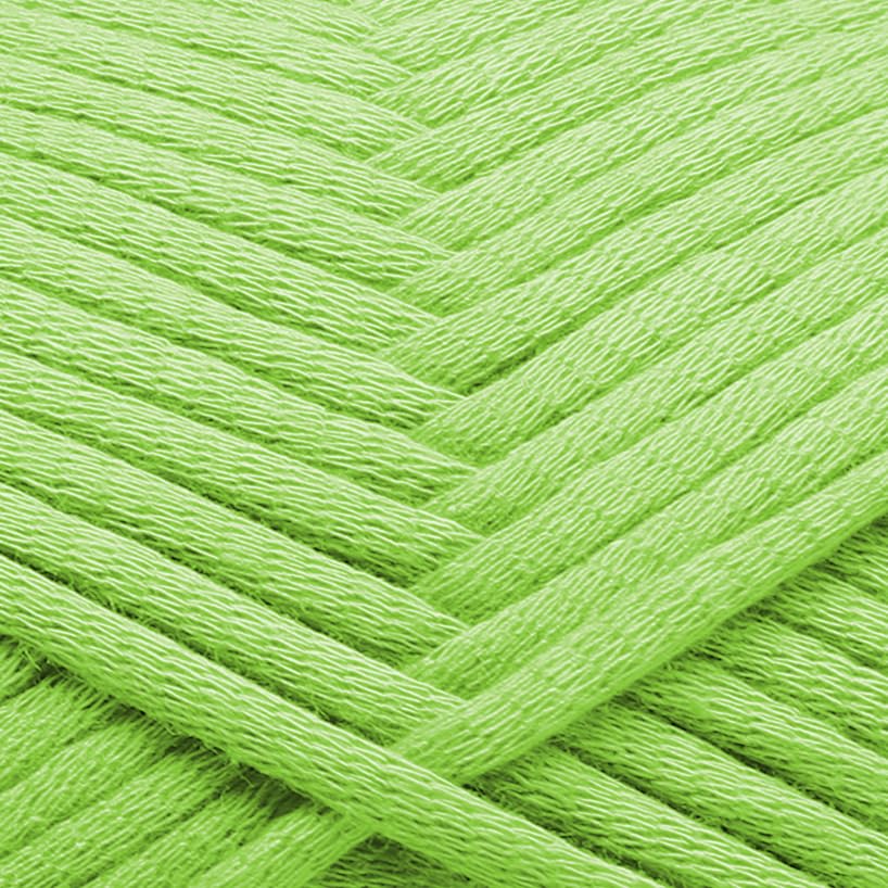 Image of Soft Yarn for Crocheting - Crochet & Knitting Yarn, Beginner Yarn with Easy-to-See Stitches, 250 Yds Amigurumi Yarn, Cotton-Nylon Blend Tshirt Yarn for Crocheting, Worsted Weight Yarn 4, Lime