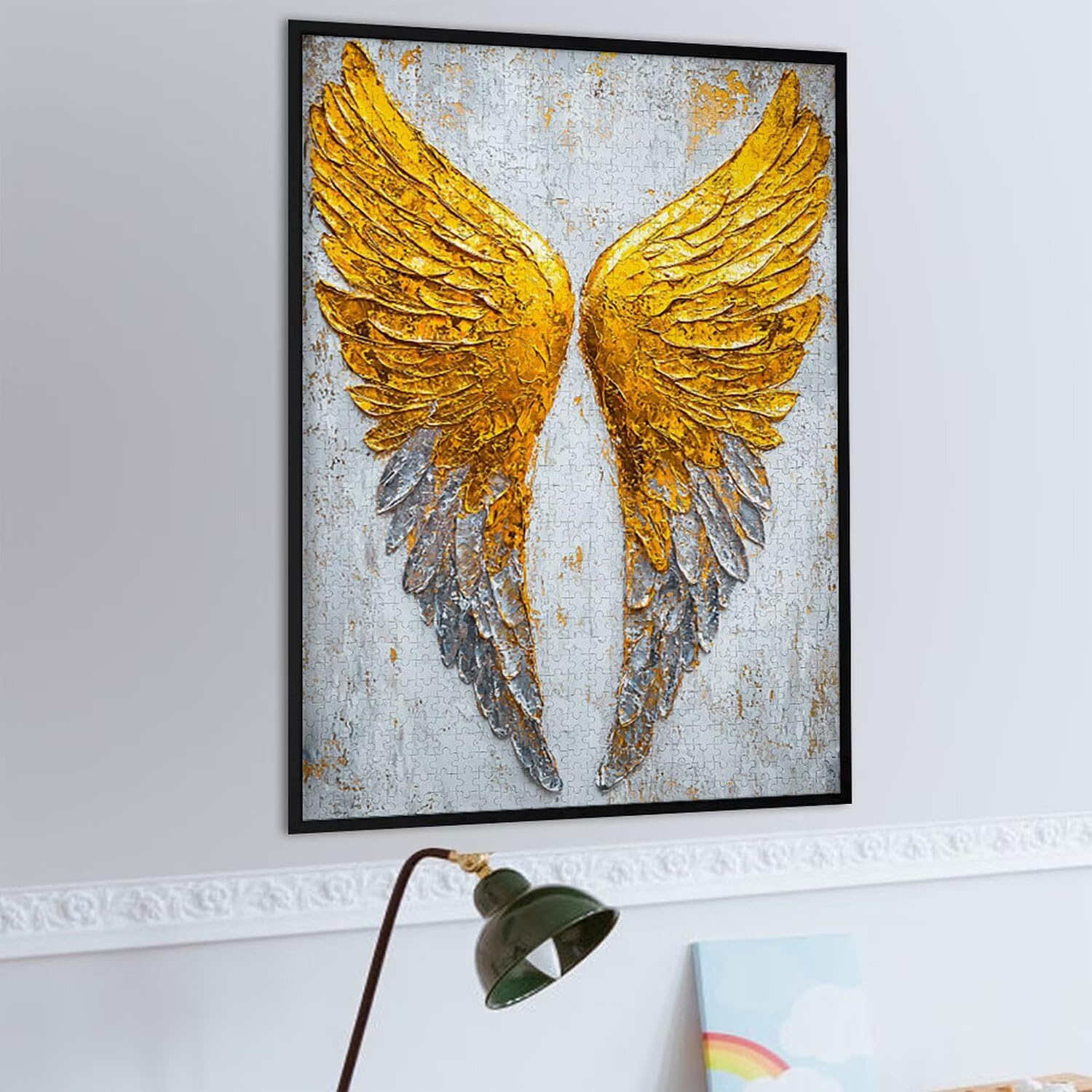 1500 Pezzi di Puzzle, Le ali degli angeli1500 Pezzi di Puzzle per Adulti, Regalo di Anniversario e Natale, Decorazione Della Casa, Prevenzione Della Degenerazione Cerebrale Negli Anziani v-811