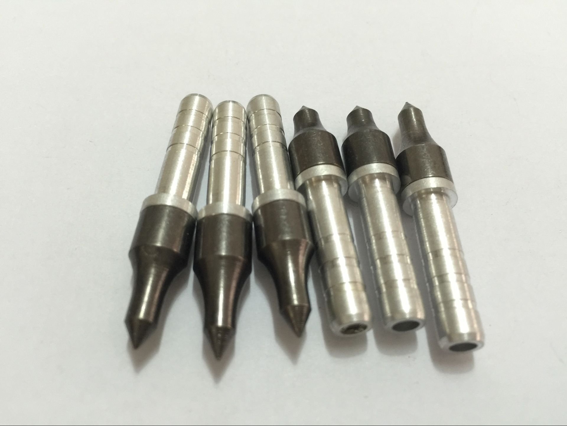 JIEXI HWYP Archery Arrow Inserts with 100 Grain Arrow Field Points for ID 6.0mm Arrow Pack of 50