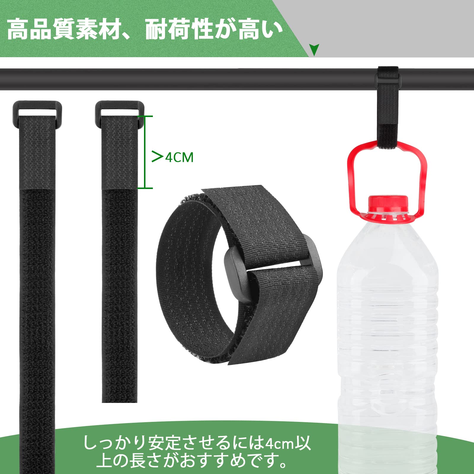 Amazon.co.jp: マジック結束バンド 面ファスナー 長さ6m*幅2cm 30個