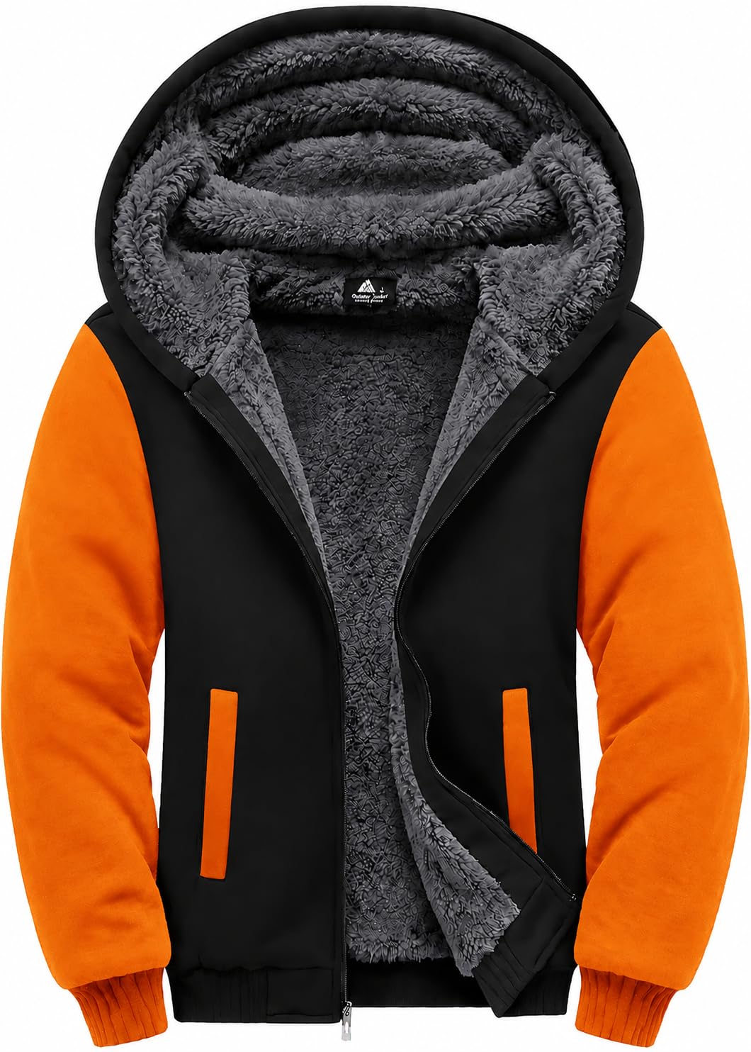 GEEK LIGHTING Boys Sherpa Lined Hoodie Kids Fleece Jacket Sweatshirt