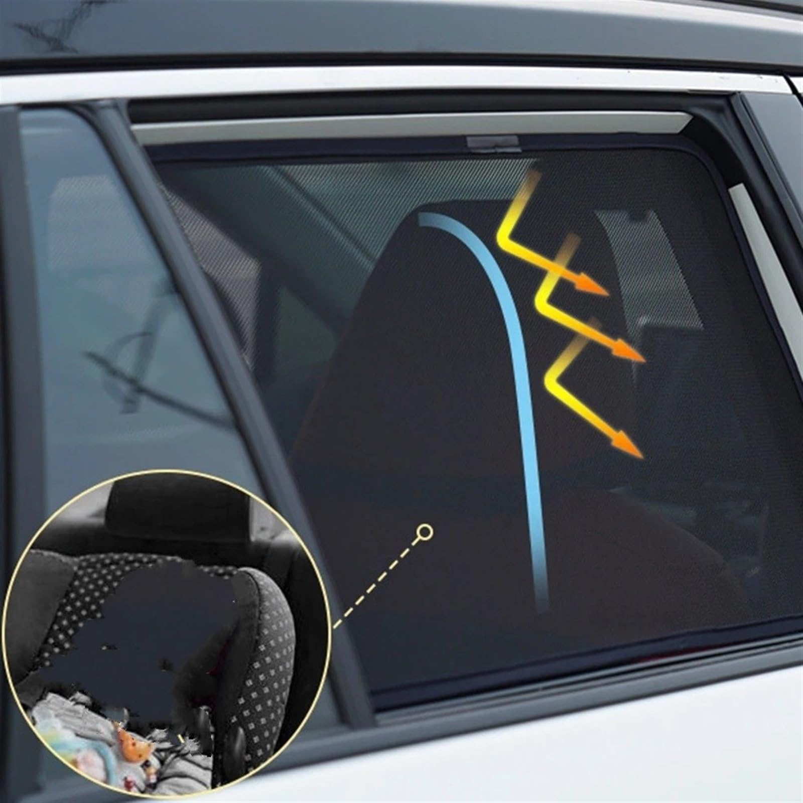 Parasol Coche para Serie 1 F20 2011-2019 116d 118d 120d Parasol Parabrisas Coche Cortina Malla Parasol Ventana Trasera Lateral Bebé Parasol Coche Delantero(2PCS Rear)