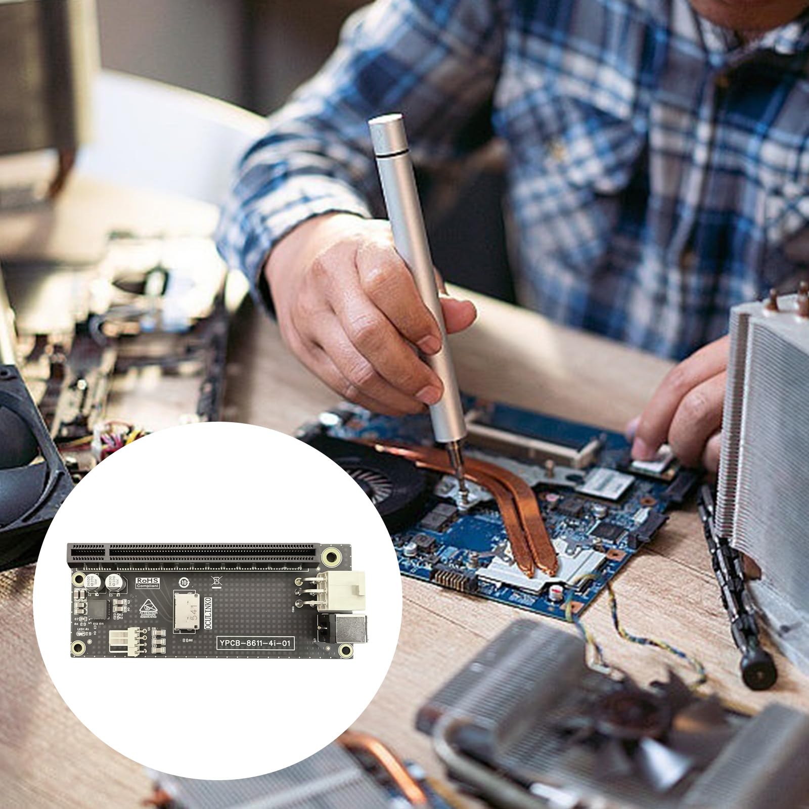 La Scheda Adattatore da SFF8611 a PCIe 4X Supporta più