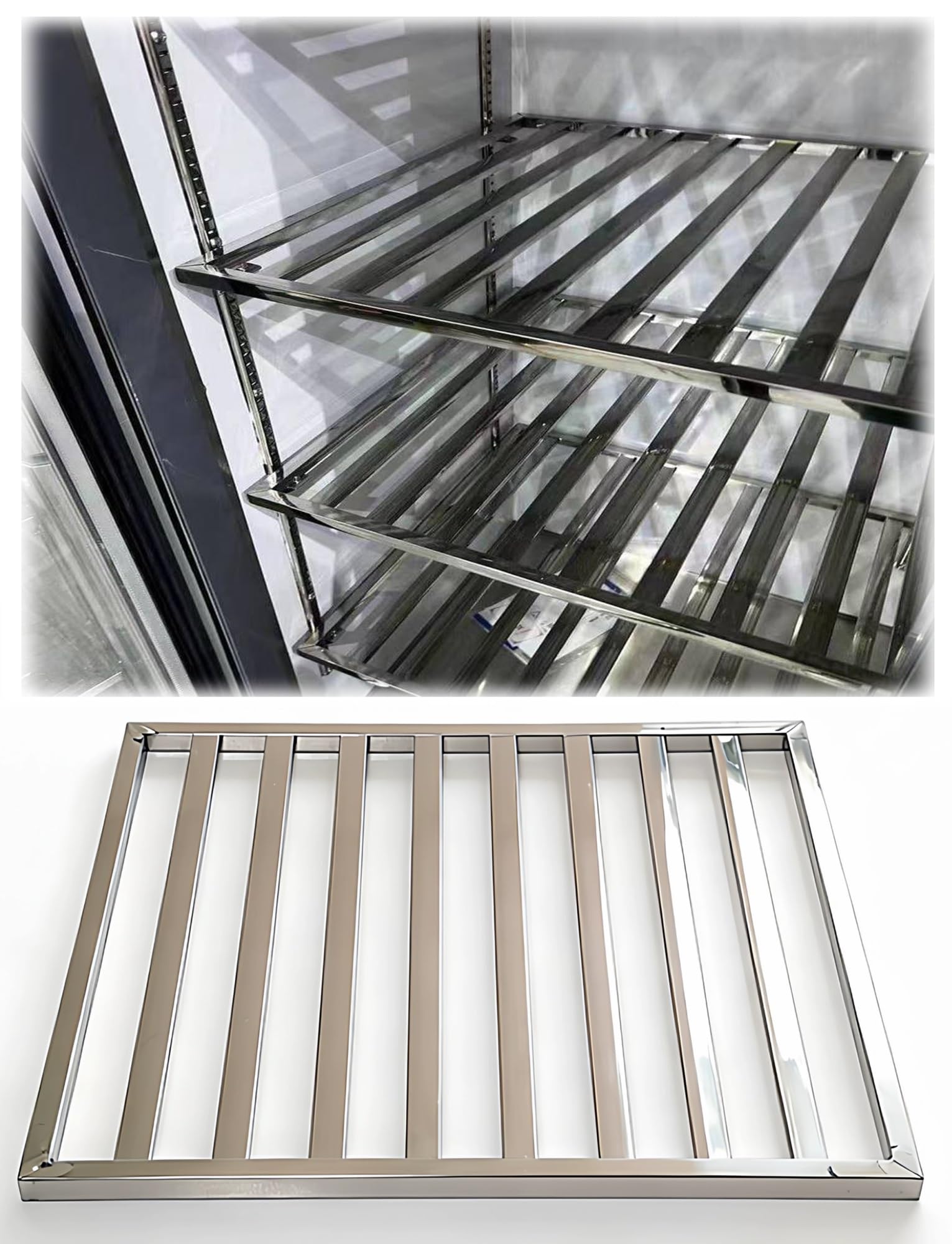 Genérico Estante del Estante del refrigerador del Acero Inoxidable, Comercial del congelador
