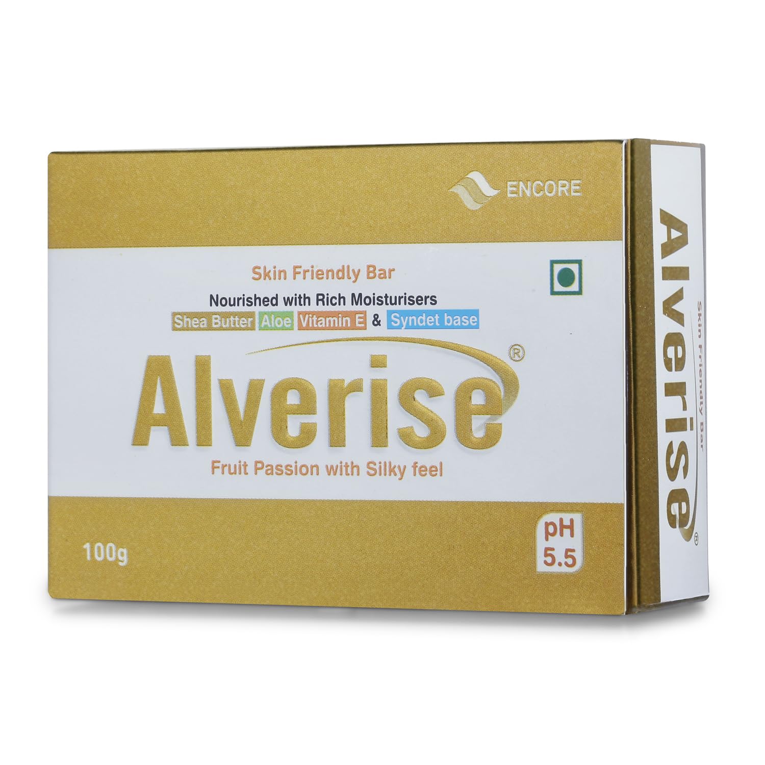 Skin Friendly Bar | Skin Friendly pH 5.5 | Natural Moisturizer | Soap-Free Cleansing | Added Aloe, Vitamin E And Shea Butter | Fruit Passion with Silky Feel | 100gm Pack.