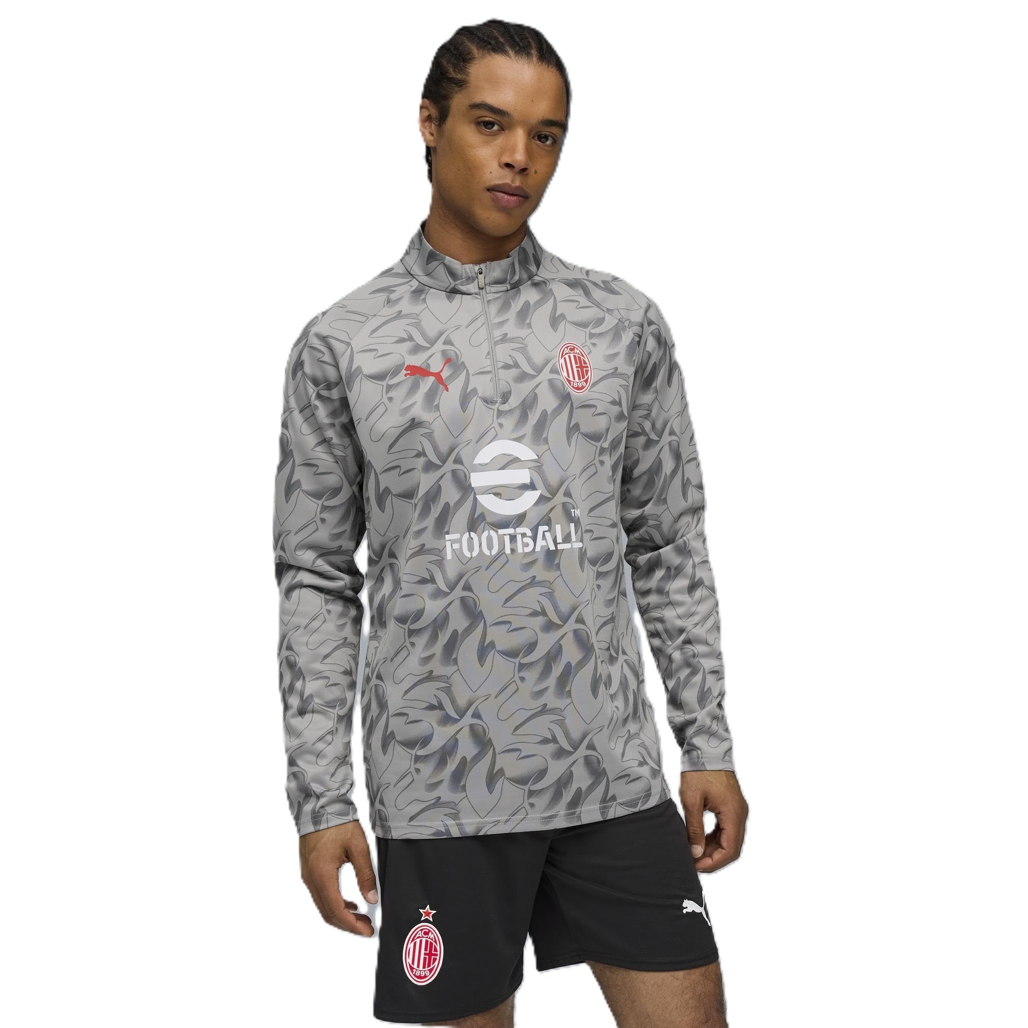 A.C. Milan Prematch Trikot mit Reißverschluss