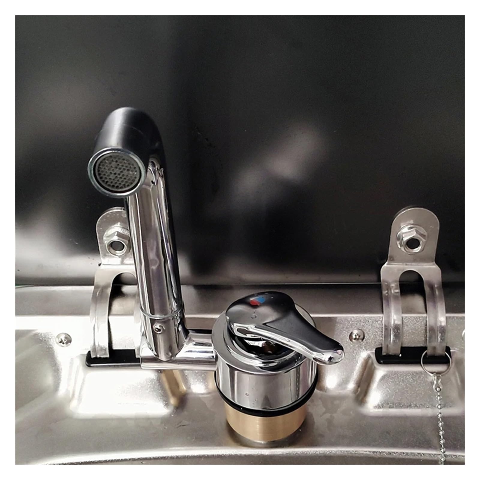 Parti di Modifica del rimorchio del Camper Cucina Bagno Rubinetto Pieghevole Caldo e Freddo Rubinetto in Acciaio Inossidabile 304 RV Camper Accessori Accessori per Ricambi Camper
