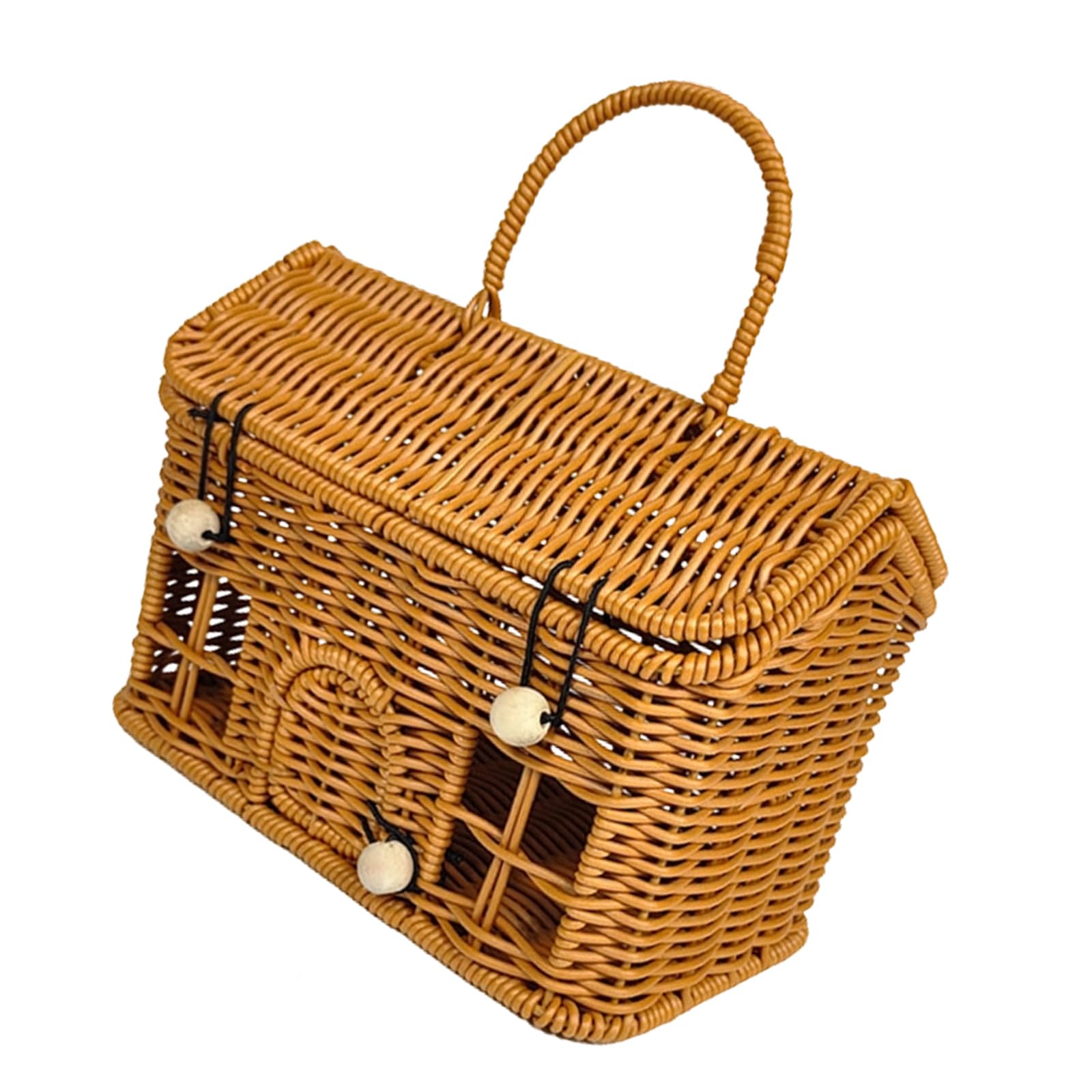 Panier en rotin portable pour vos journées pique-nique en famille