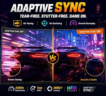 ZZA 32 Inch Curved Gaming Monitor 240Hz Curved Monitor Computer Monitor-HDMI DP USB Headphone Ports,1080p 1K FHD Ultra Slim Curved Screen with Wide Angle,High Refresh Rate Immersive PS5 Xbox PC Gaming