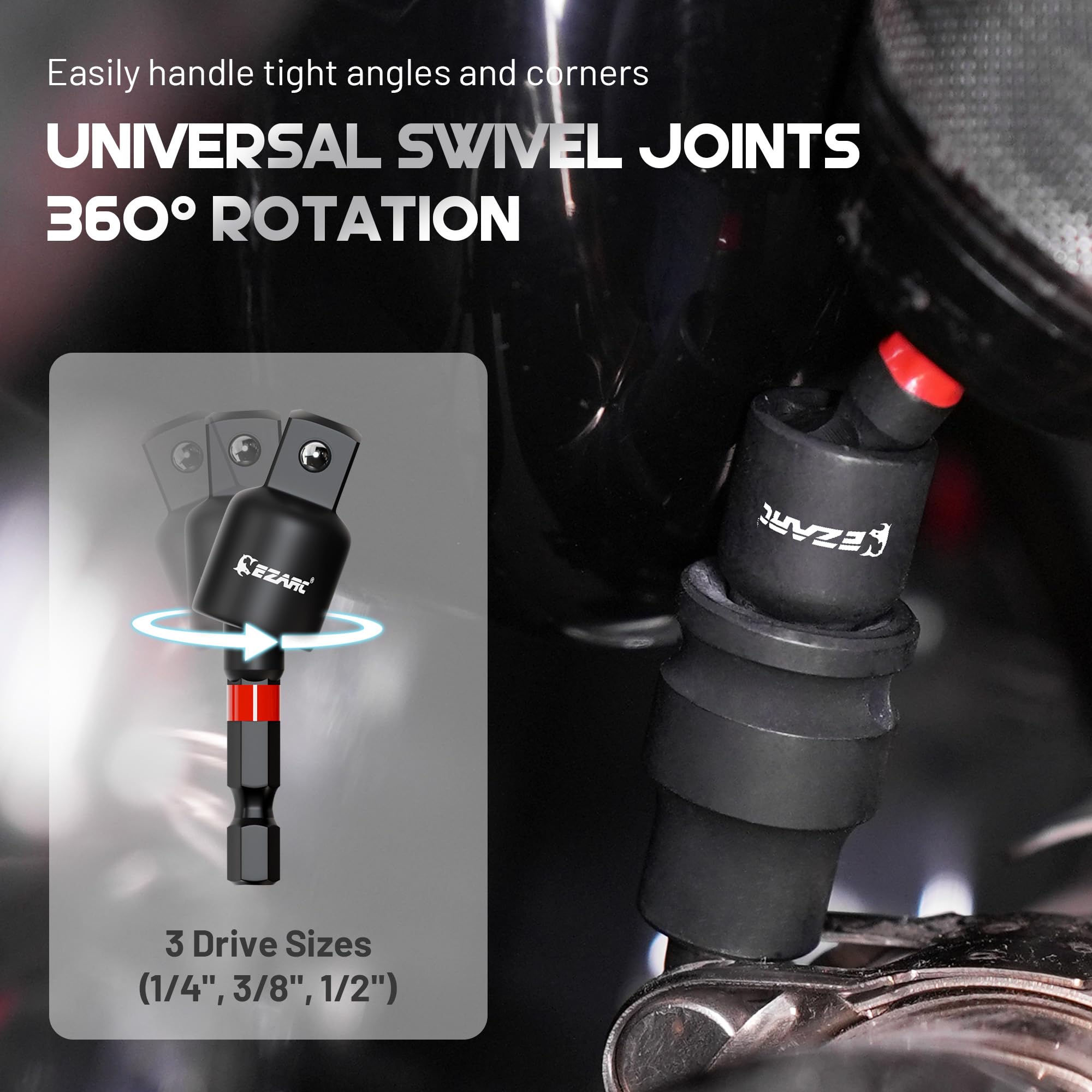 EZARC 14 szt. Impact Socket Accessory Set
