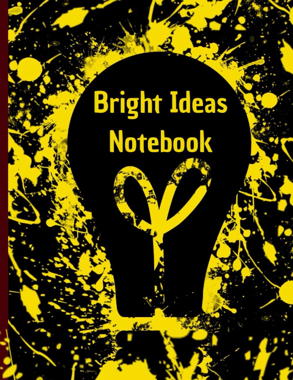 Bright Ideas Notebook: Vintage Light Bulb - Journal, Notebook, Diary Blank Lined Pages - Size 8.5 x 11 Inches - 120 Lined Pages