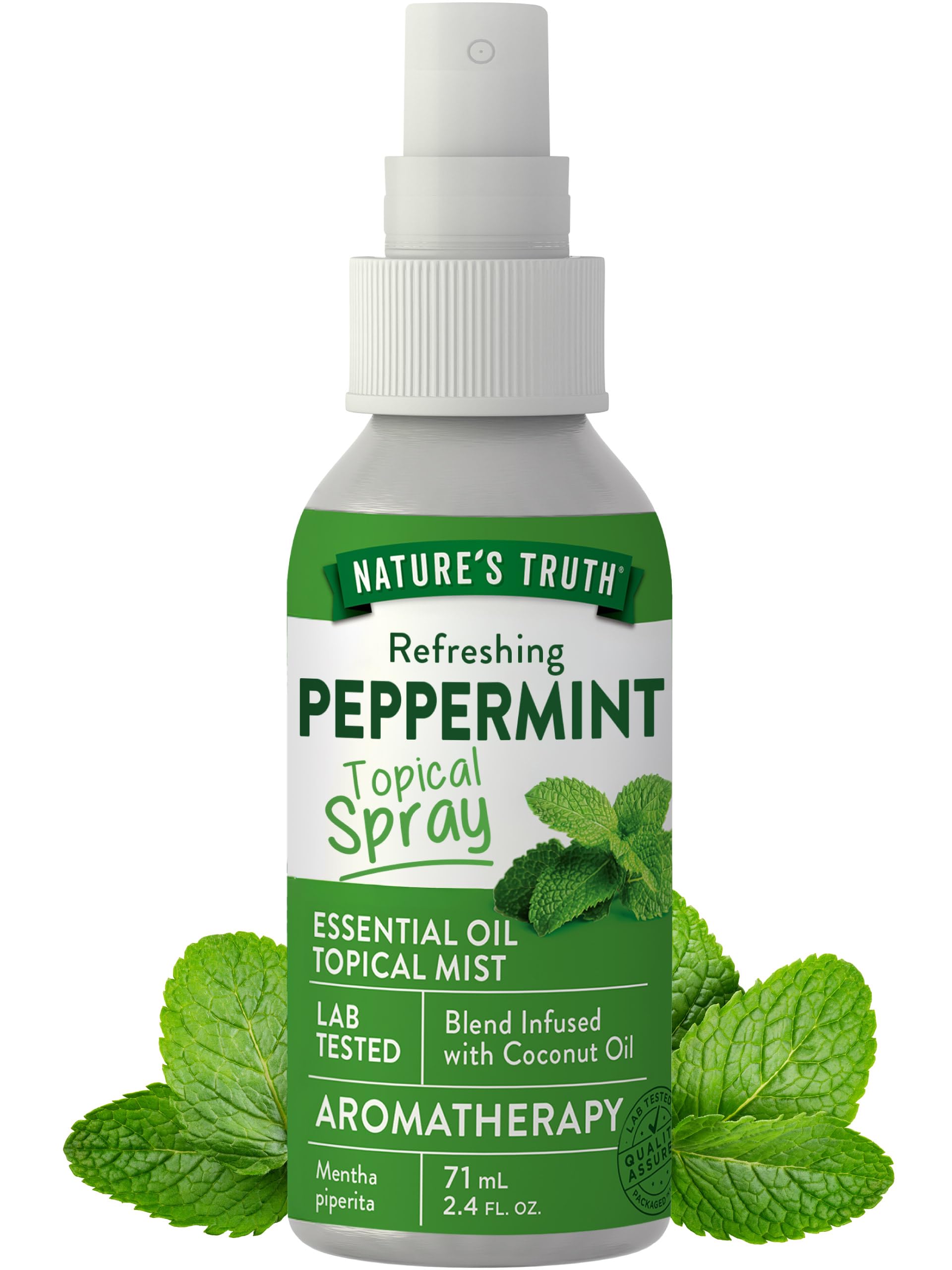 Natures Truth Aromatherapy Peppermint Essential Oil Hydrating Mist,2.4 oz