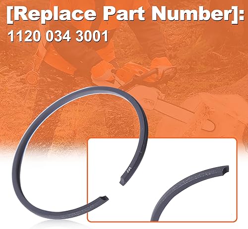 Miniatura 3 de 1120 034 3001, 4PCS 36MM x 1.5MM Kit de anillo de pistón, para Stihl 009 010 AV para motosierra