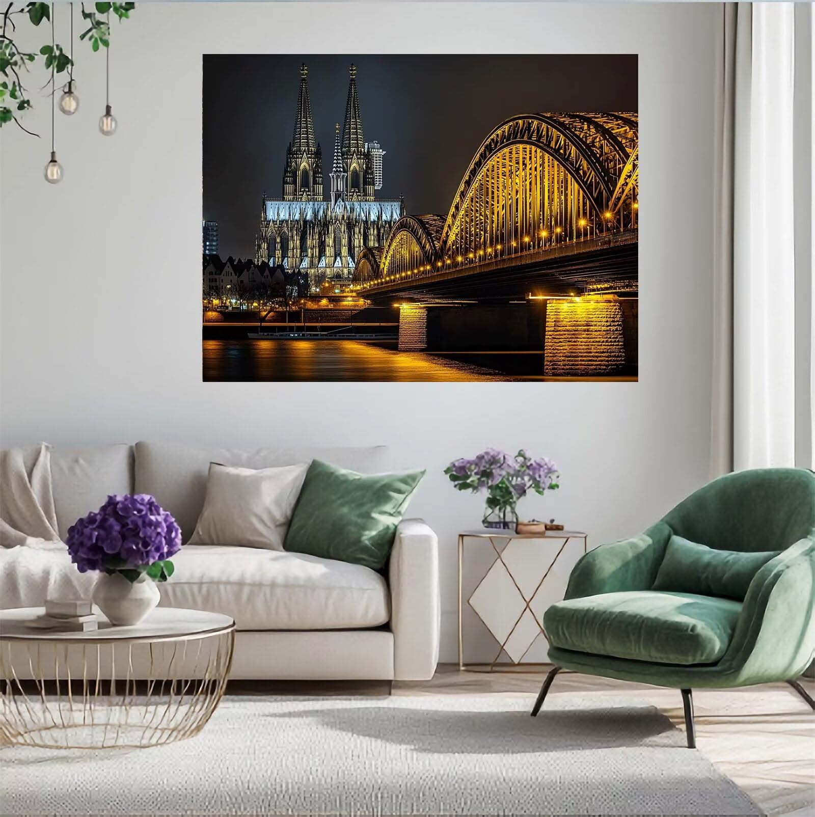 Puzzle Paryż, 1500 elementów, mostek, puzzle dla dorosłych, z pudełkiem na prezent, duże drewniane puzzle dla dorosłych, gra zręcznościowa dla całej rodziny, prezenty dla kobiet, 87 x 57 cm, 1138 lat