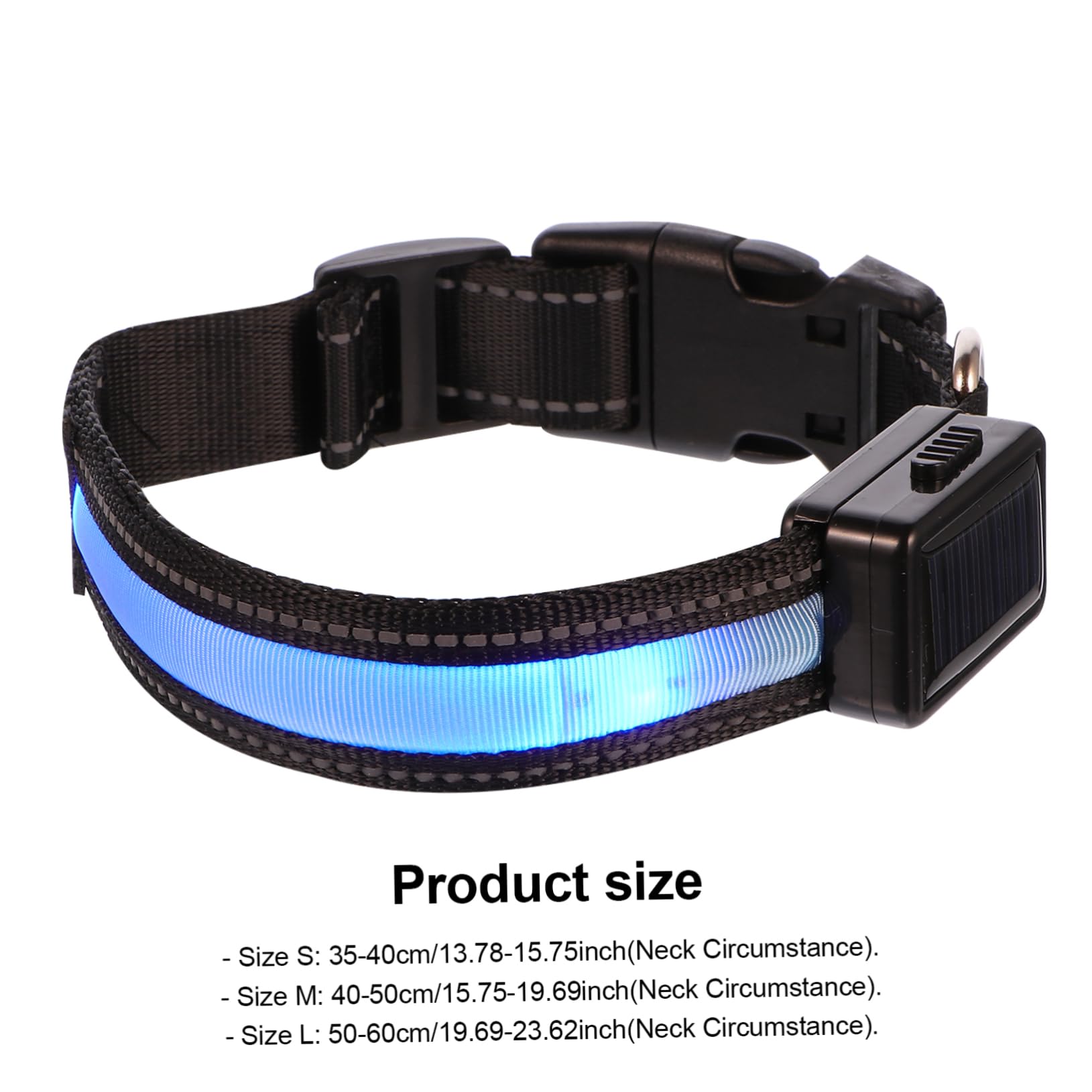 SUPVOX 3juegos Collar Led para Perros Collar Brillante USB Recargable Seguridad Nocturna para Mascotas para Fiestas y Celebraciones