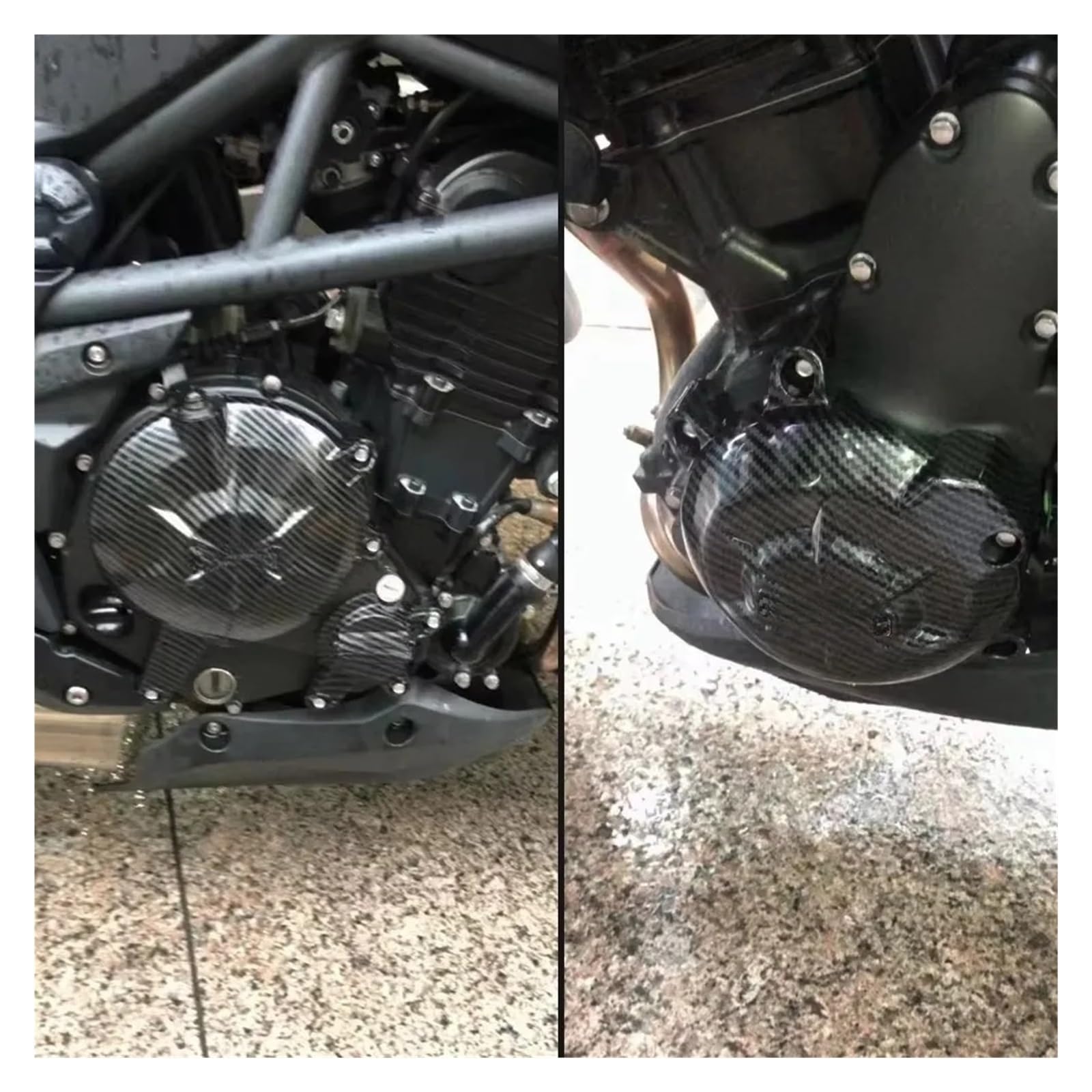 Moto Cache Alternateur Moteur Convient pour KA&WASAKI 650 2006-20123, Kit De Protection De Capot Moteur Et Accessoires
